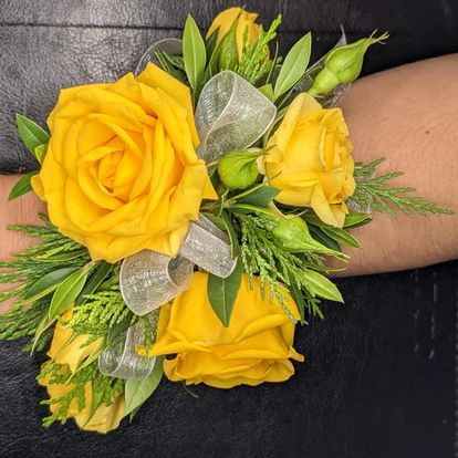 Golden Glow Corsage