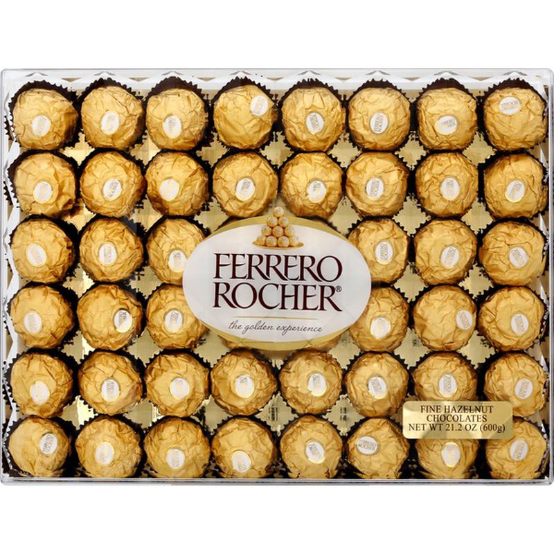 Ferrero Rocher Fine Hazelnut Chocolates 48 ct